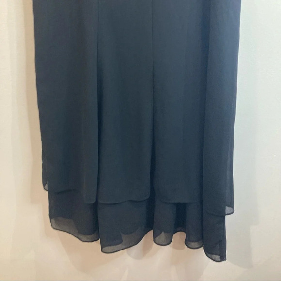 RIBKOFF TRENDS Sz 16 Double Layer Sheer Layer Zipper Closure Trumpet Skirt - Picture 8 of 13